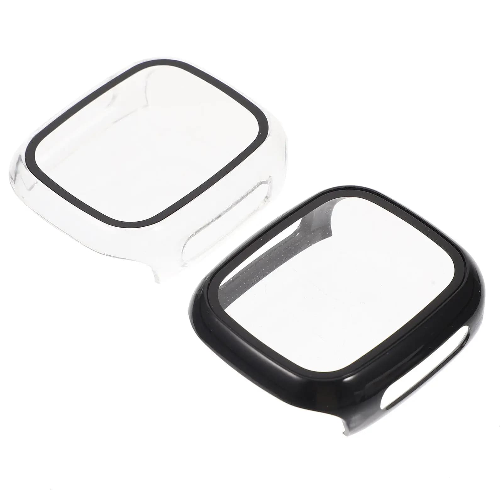 2 pezzi di custodia protettiva per orologio, guscio in PC antigraffio per smartwatch, protezione completa dei bordi, facile da installare e rimuovere