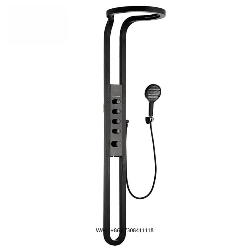 Doccia da bagno Big Round Sky Dome Set doccia pressurizzata a doppio controllo caldo e freddo con WC domestico