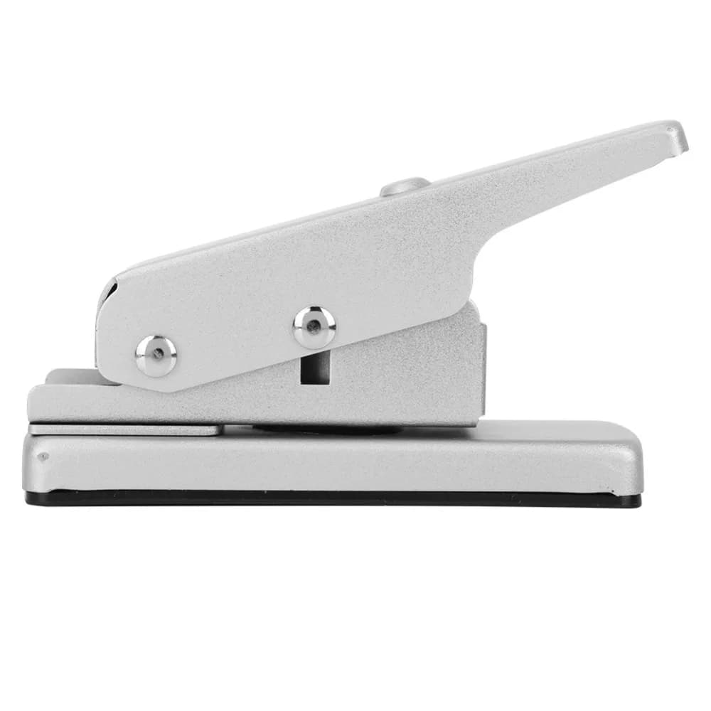 Steel ​Guitar Pick Punch​ ​Black/Silver DIY Craft Tool​ ​Guitar Pick Maker​ ​With 2 Pick Strips ​Pick Cutter Tool​