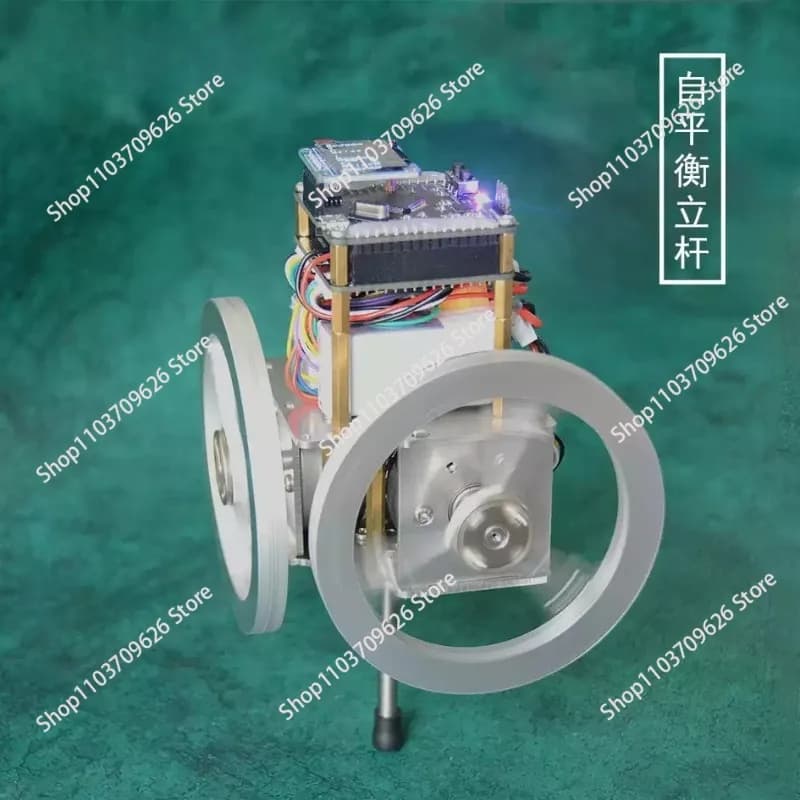 Self balancing pole dual axis reaction wheel inverted pendulum single pole self balancing device momentum wheel