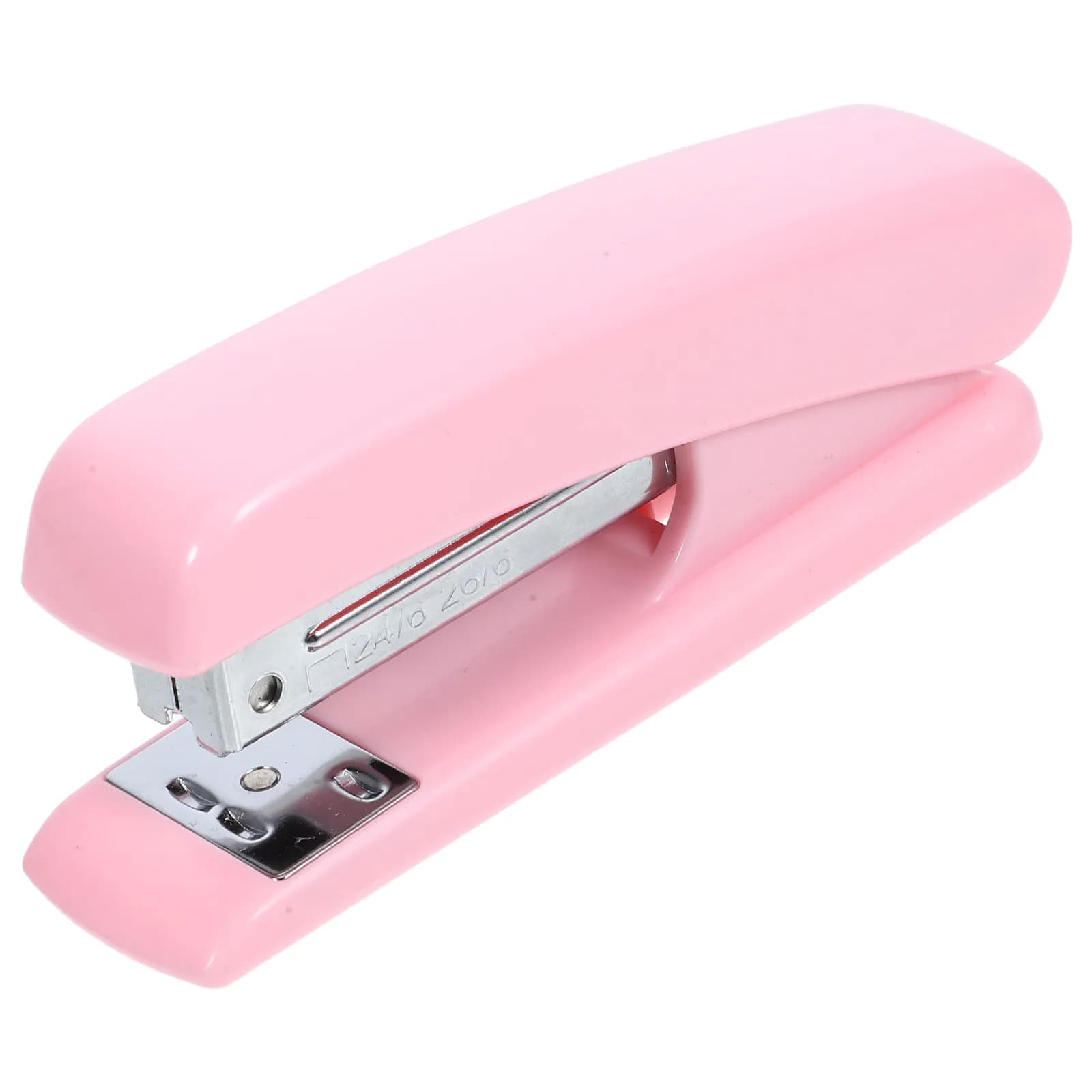 Cucitrice Multifunzione Rosa N.12 per Uso Intensivo, Capacità 25 Fogli, Stile Aperto, per Ufficio, Scuola, Aula, Accessori da Scrivania