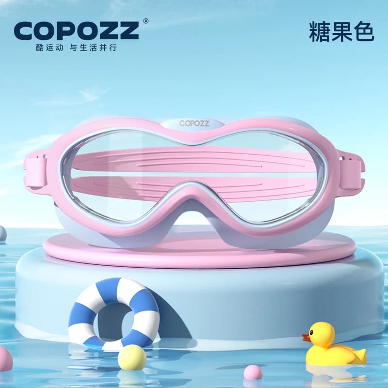 COPOZZ Kids Swimming Goggles Anti Fog Professional Eyewear Waterproof Diving Children UV Protection Swimming Glasses Water Sport