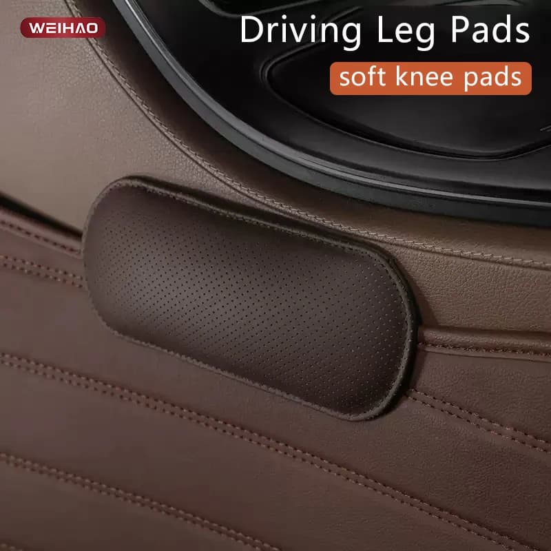 WEIHAO Cuscino per le gambe dell'auto Cuscino per il ginocchio del conducente principale Cuscino per le gambe di guida Supporto per ginocchiera Cuscino per le gambe del seggiolino auto Supporti per sedili