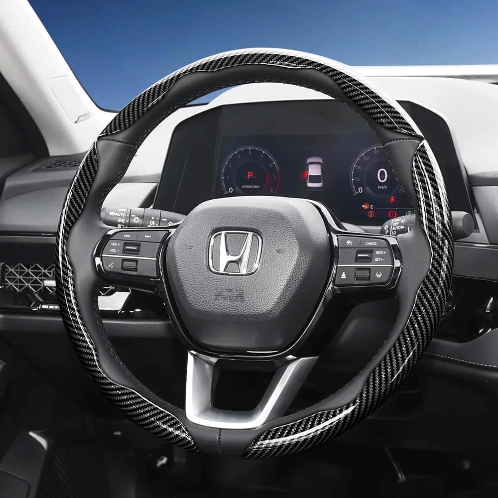 Carbon Fiber Cover with Quick Design Segmentate, Durable, Compatible with Honda Cr-V, Civic, Hr-V, Zr-V, Vezel, City, Amaze, Fit, Jazz, Accord, Wr-V, Br-V, Elevate, Pilot, Passport