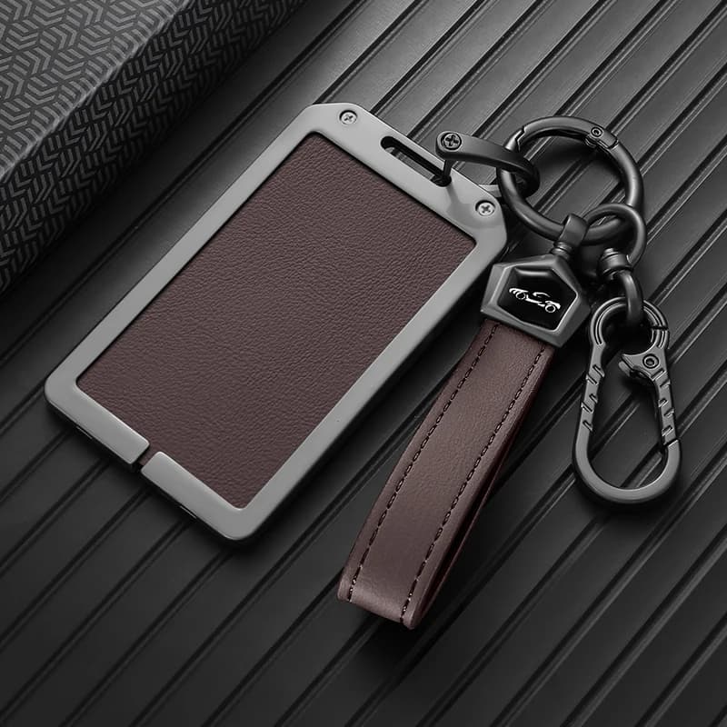Card Key Cover For Tesla Model 3 Model Y Model S Model X Premium Zinc Alloy Protective Slim NFC Case Keychain Car Accessories