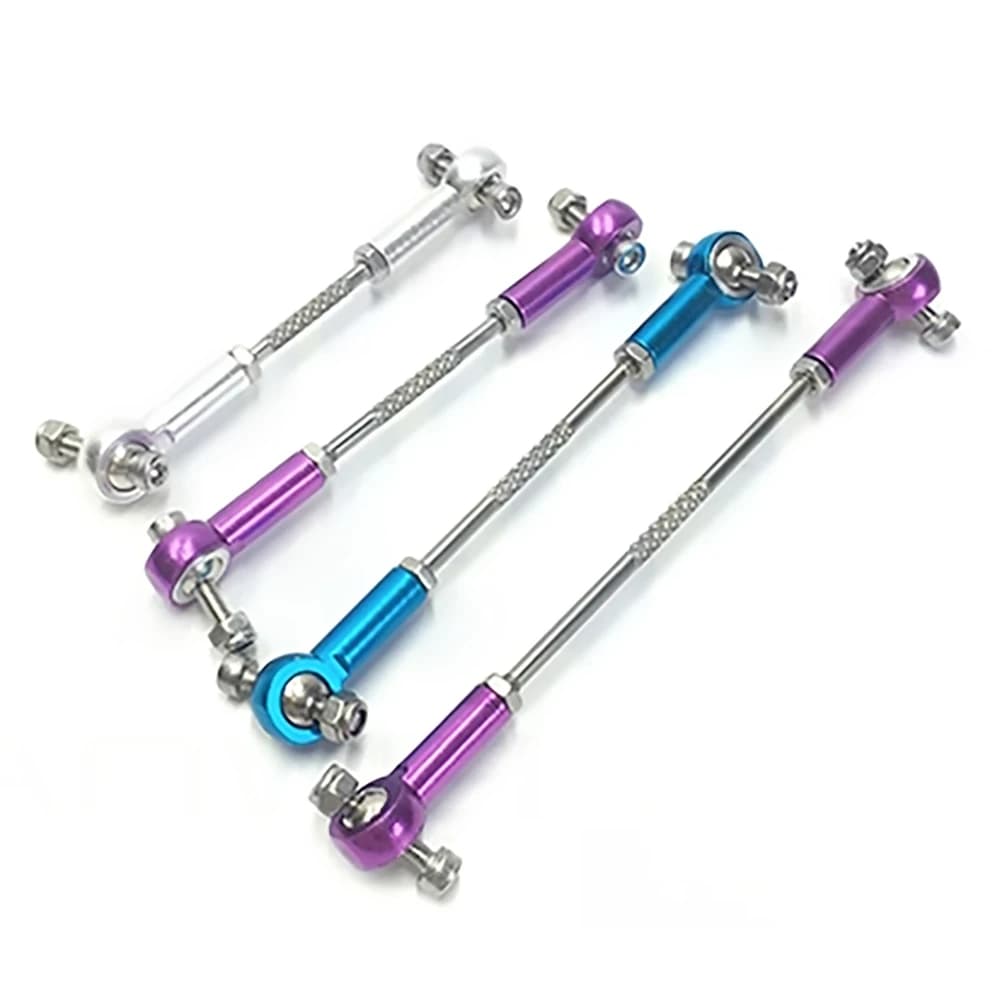 1PC M3 Asta di spinta Tiranti regolabili Giunto a testa sferica Collegamento in acciaio inossidabile per camion RC Arrampicata Auto Elicottero Barca Robot