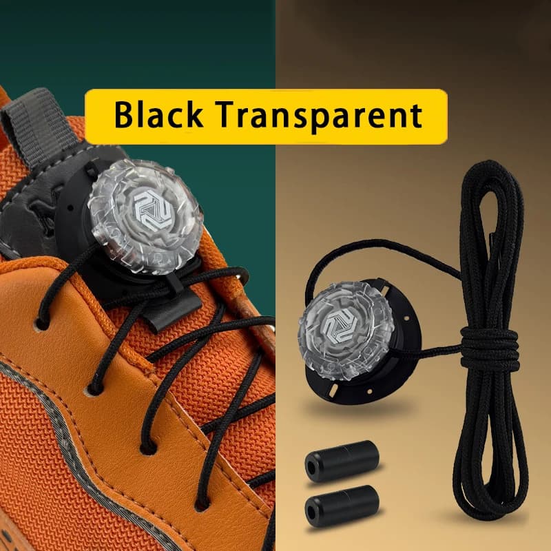 Fashionable shoe laces with swivel buckle, automatic laces without knots for children and adults, laces for sneaker without knot, shoes accessories, 1 pair/2 pairs