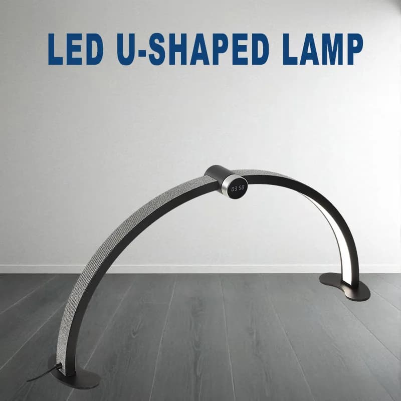 Lampada da tavolo curva a mezzaluna a LED per manicure, nuova luce di riempimento a U per salone di bellezza e ciglia