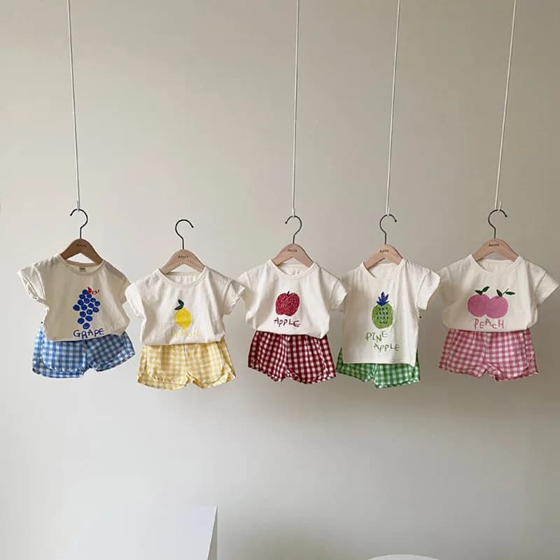 Children's Pijama Set Cotton Children's Pijama Summer Sleeveless Children's Pijama Cartoon Homewear Clothing