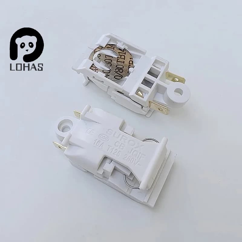 5 pcs switch kettle electric kettle 16A switch white high power temperature control automatic stop handle key switch