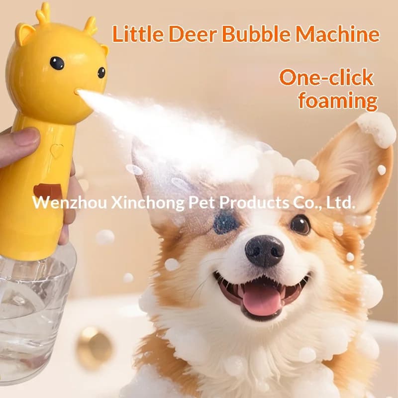 Schiumatore Elettrico per Bagno Animali Domestici, Generatore di Bolle a Forma di Fungo, Schiuma ad Alta Densità per Cani e Gatti, Strumento per Bagno e Toelettatura, Accessorio per Shampoo Schiumogeno