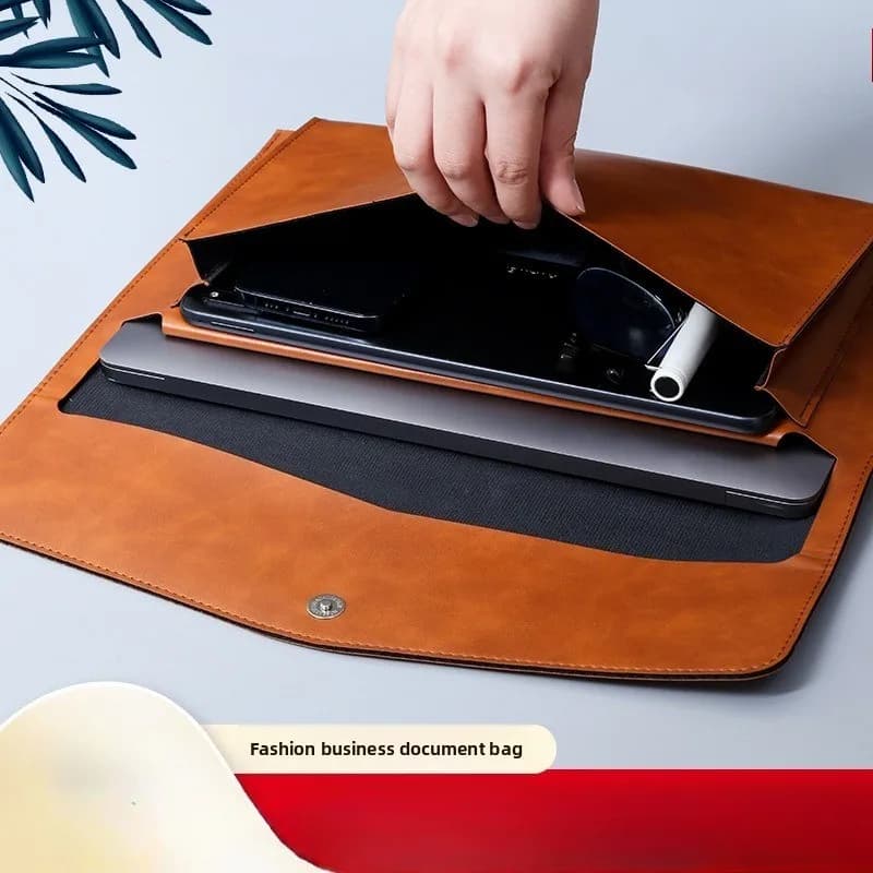 Borsa portadocumenti A4 a doppio strato di grande capacità, cartella portadocumenti da ufficio, organizer portatile per documenti, valigetta impermeabile