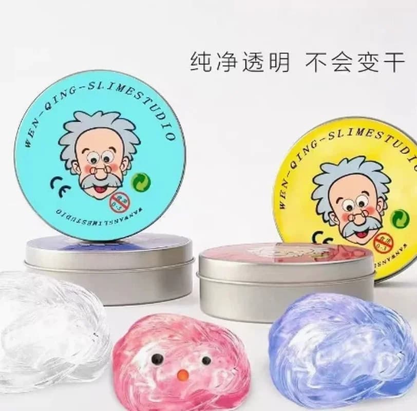 Stress Relief Toys Putty Crystal Vibrant Glass Mud Playdough Reusable Non-Newtonian Fluid Funny Toy Pinchle Festival Gifts