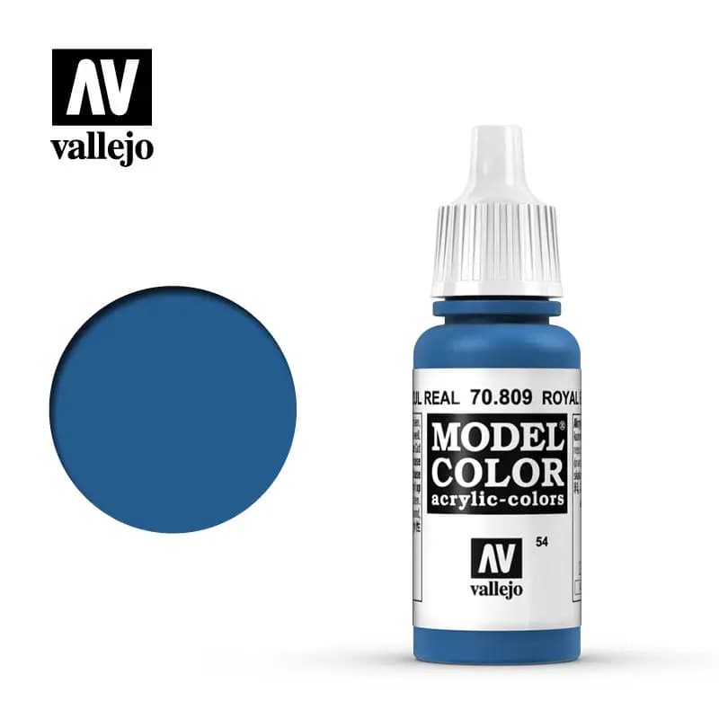 Vallejo Paint Acrylic model coloring Spain AV 70809 054 Royal Blue Environmentally Friendly Water-Based Hand Painted FS35095