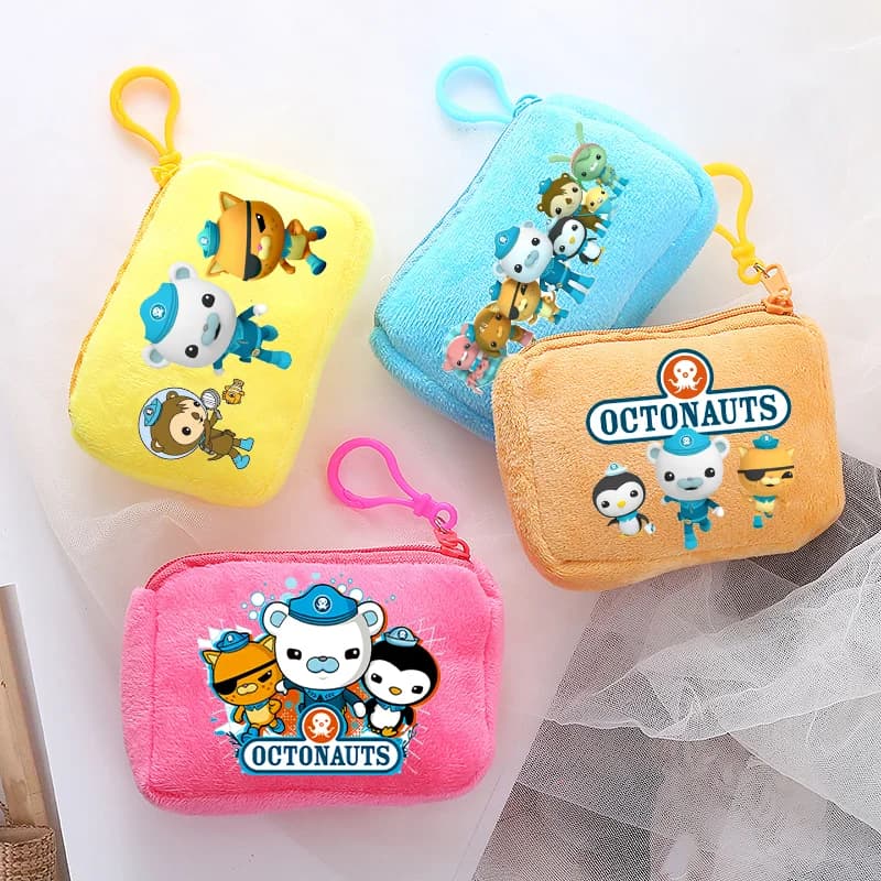 The Octonauts Handbag Boy Cartoon Small Wallet Laptop Bag Holders for change cute Birthday gift for girl