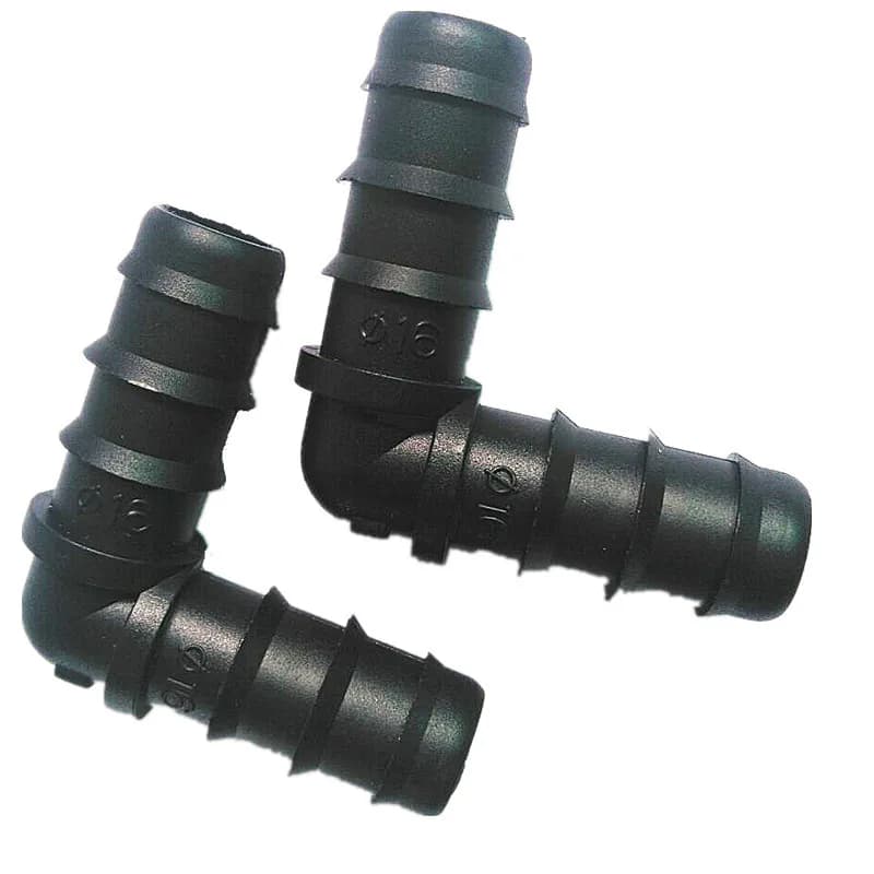 10 pcs-pack DN16 90 degrees elbow corner garden curve fittings for water pipe connectors water irrigation system