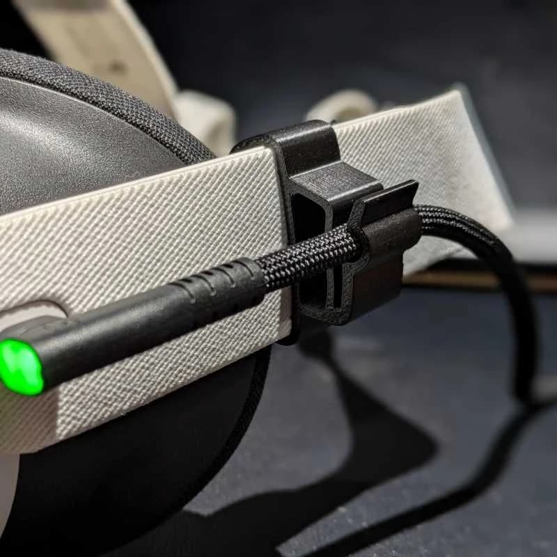 Clip per la gestione dei cavi VR per l'organizzazione dei fili del headset per un'esperienza di gioco confortevole