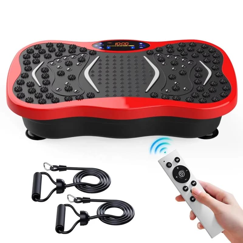 Sports Fitness Slimming Trainer Vibration Platform Vibrating Power Plate Abdominal Weight Loss Home