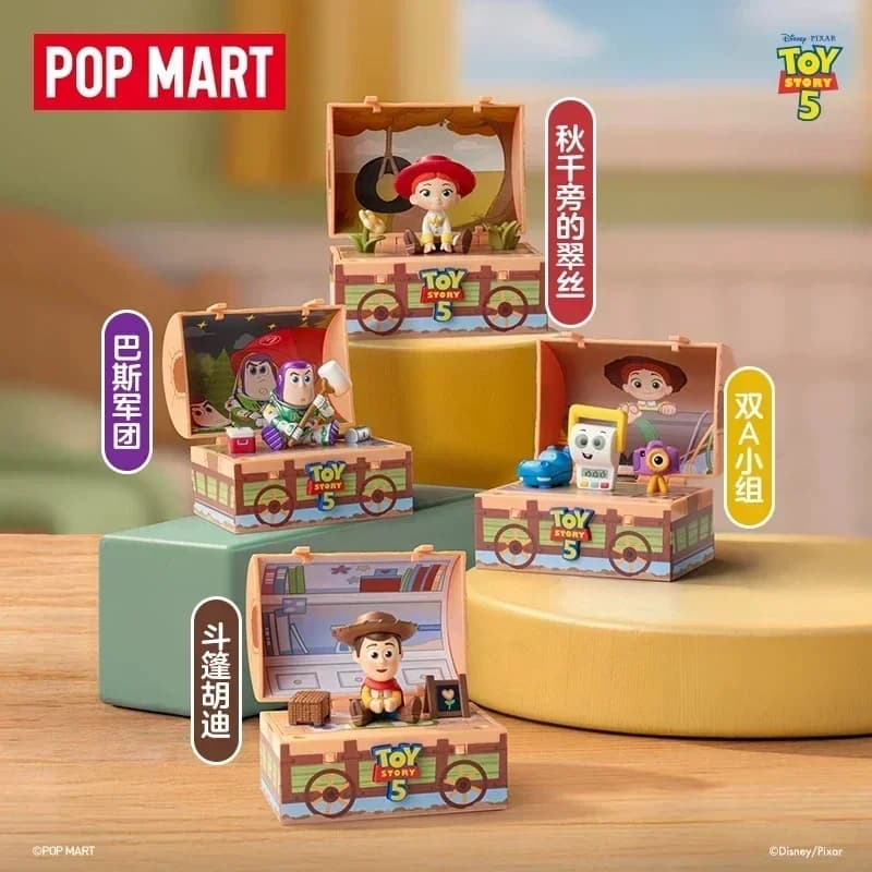 POP MART DISNEY PIXAR TOY STORY 5 Series Blind Box Toys Kawaii Anime Action Figure Caixa Caja Surprise Mystery Box Dolls Girls
