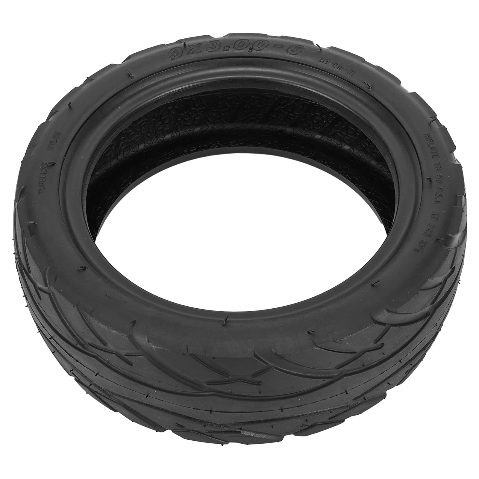Pneumatico in gomma tubeless per scooter elettrico, ricambio per bici elettrica, materiale in gomma, accessori per ciclismo