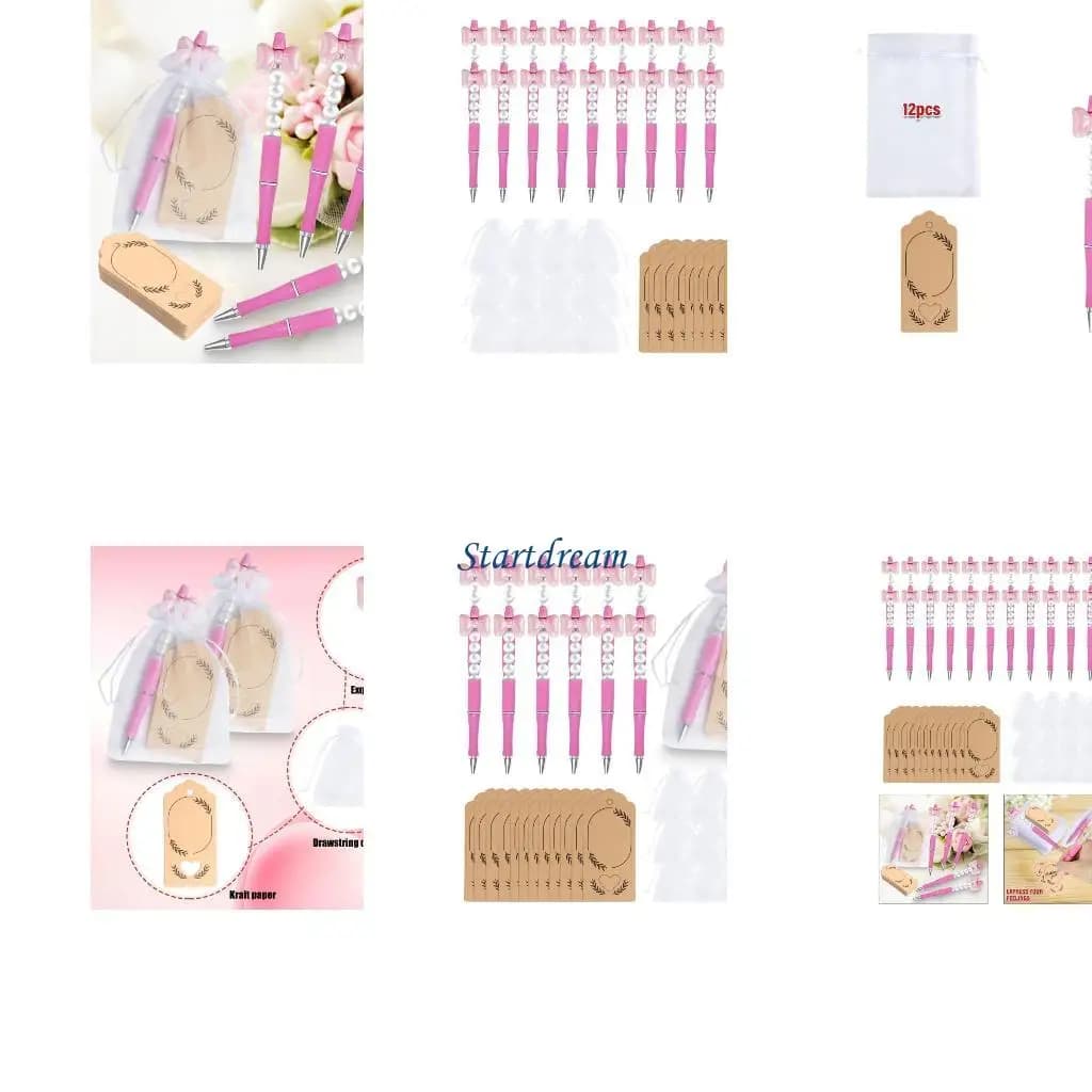 Set 12 penna per gel apprezzamento con sacchetto sigillatura etichetta per bambini Valentines Classroom Party Game