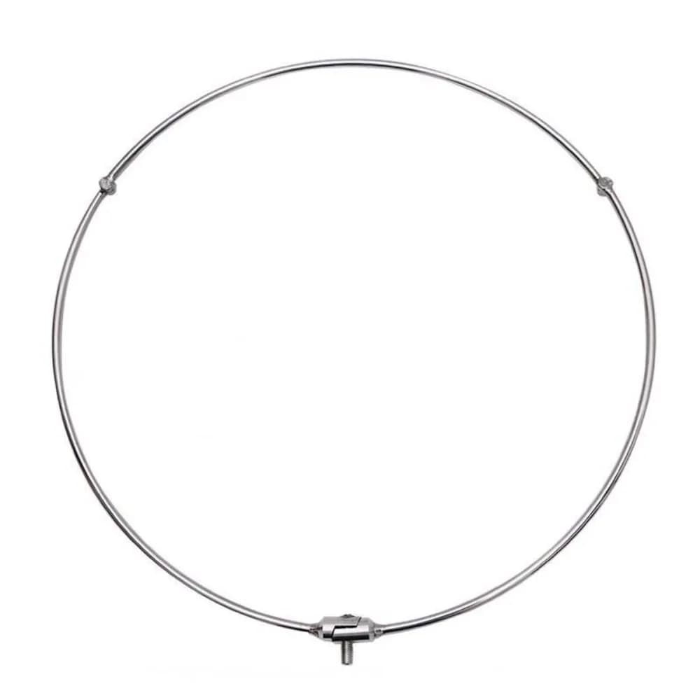 Stainless Steel Fishing Net Brail Head 35/40/45/50cm Removable Folding Net Head Fish Landing Net Metal Ring