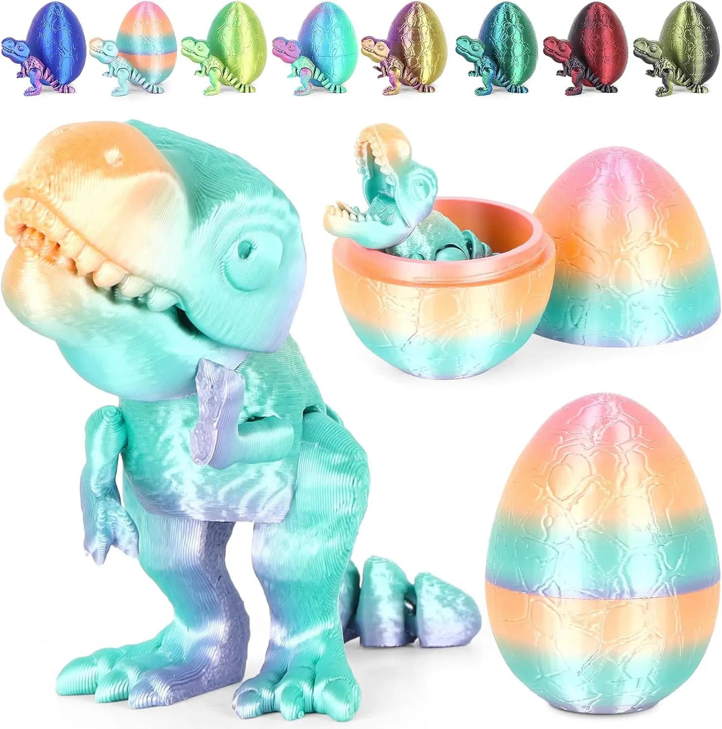 Giocattolo Drago Dinosauro 3D Snodato, Decorazione per Scrivania, Antistress per Bambini