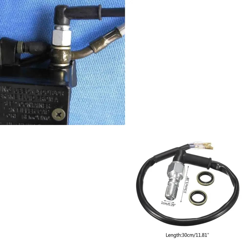 XA6H Universal Quad Bikes Scooters-Hydraulic Brake Pressure Light Switch Hollow Bolt