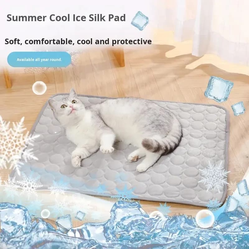 Tappetino rinfrescante estivo per cani, tappetino refrigerante auto-rinfrescante, cuccia fredda extra large per animali domestici, coperta resistente per divano, accessori per cani e gatti