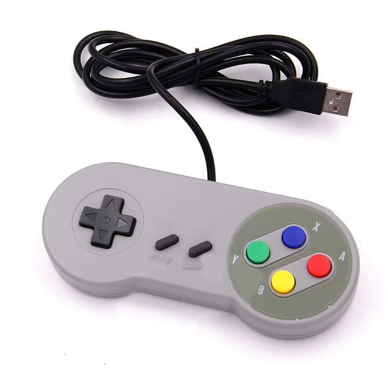 2025 Joystick Wired USB Controller Gamepad Controller for Nintendo SNES Game pad for Raspberry Pi 4 B for Windows PC For