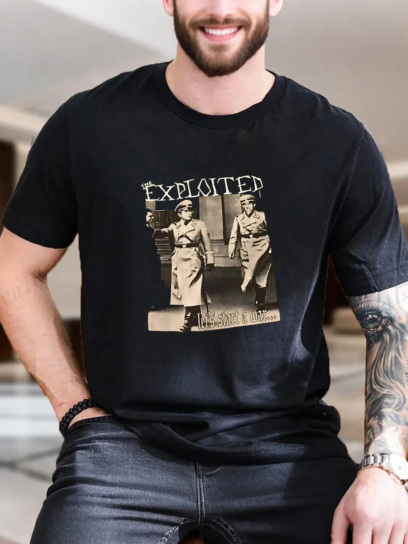 T-shirt a maniche corte stampata da uomo di nuova moda di arrivo 100% cotone comoda maglietta streetwear trendy casual traspirante top per S