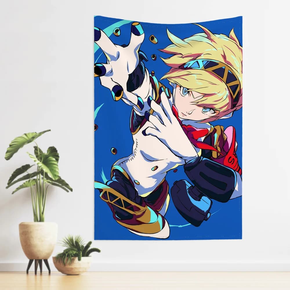Aegis Animated Game P - Persona 3 Tapestry Room Decor Wall Cloth Party Hanging Background Room Decor Baby Room