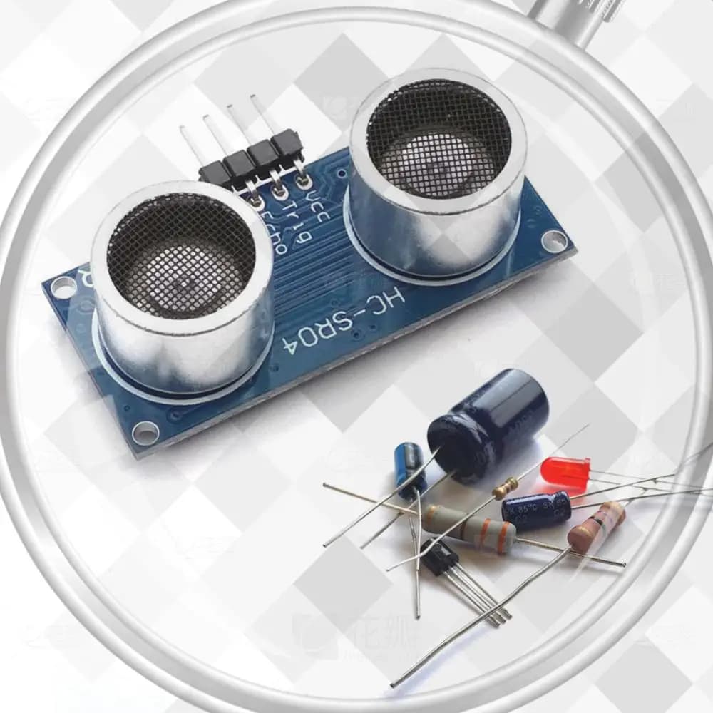 Modulo di Misurazione a Ultrasuoni HC-SR04P 3-5.5V Ampia Tensione Sensore Sonar per Misurazione Distanza per Arduino
