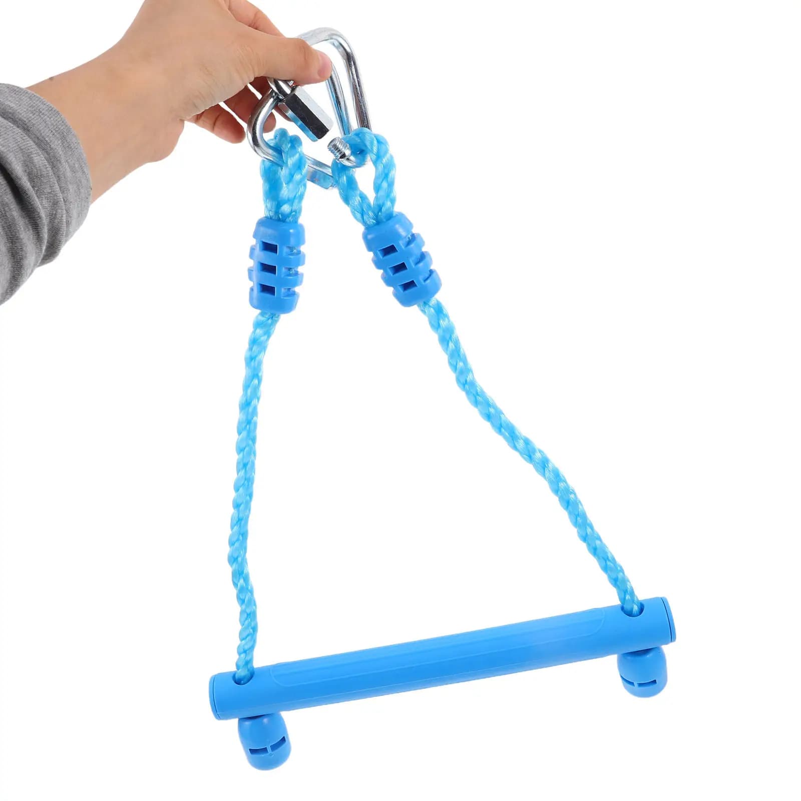 Blue Indoor Monkey Bars Kids Climbing Gear Gymnastic Swing Pull Up Playset Add on Accessories Backyard Outdoor Monkey Bars