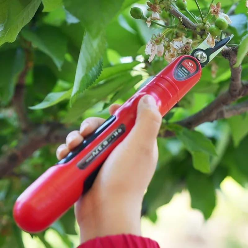 Electric Fruit Thinning Pruning Shears Double Blade Garden Scissors Labor Saving Flower Picking Tree Power Gardening Tools