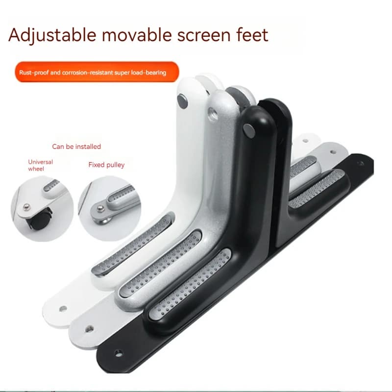 2 pezzi fisso piede equilibrio staffa del piede partizione schermo mobile ufficio e casa equilibrio mobili hardware