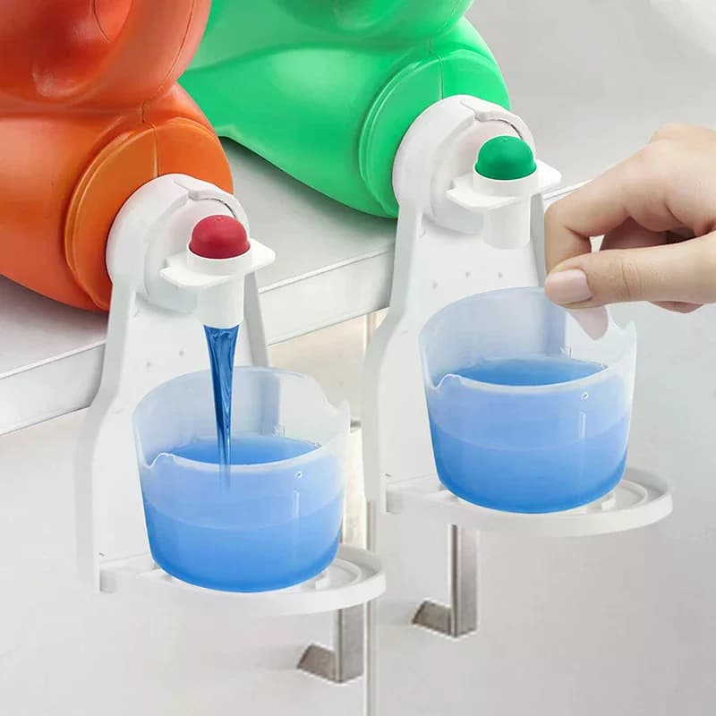 Laundry Detergent Drip Catcher Tray Cup Holder Soap Dispenser Fabric Softener Gadget Under Tub Liquid Container Organizer