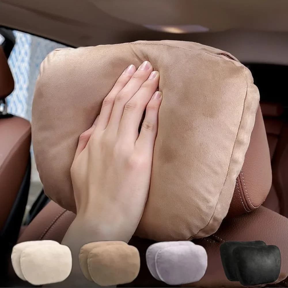 Nuovo poggiatesta per auto, supporto per il collo, sedile / Maybach Design Classe S, morbido nero, universale, regolabile, cuscino per il poggiatesta dell'auto