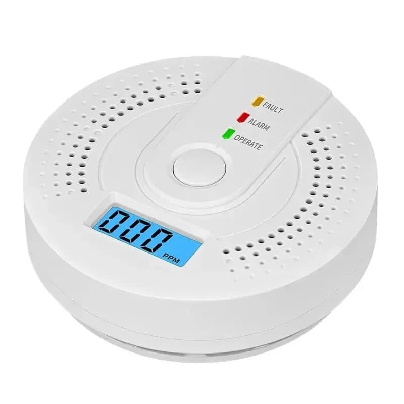 Carbon Monoxide Detector Independent CO Alarm High Sensitivity Warning With LCD Display UL2034 Certified