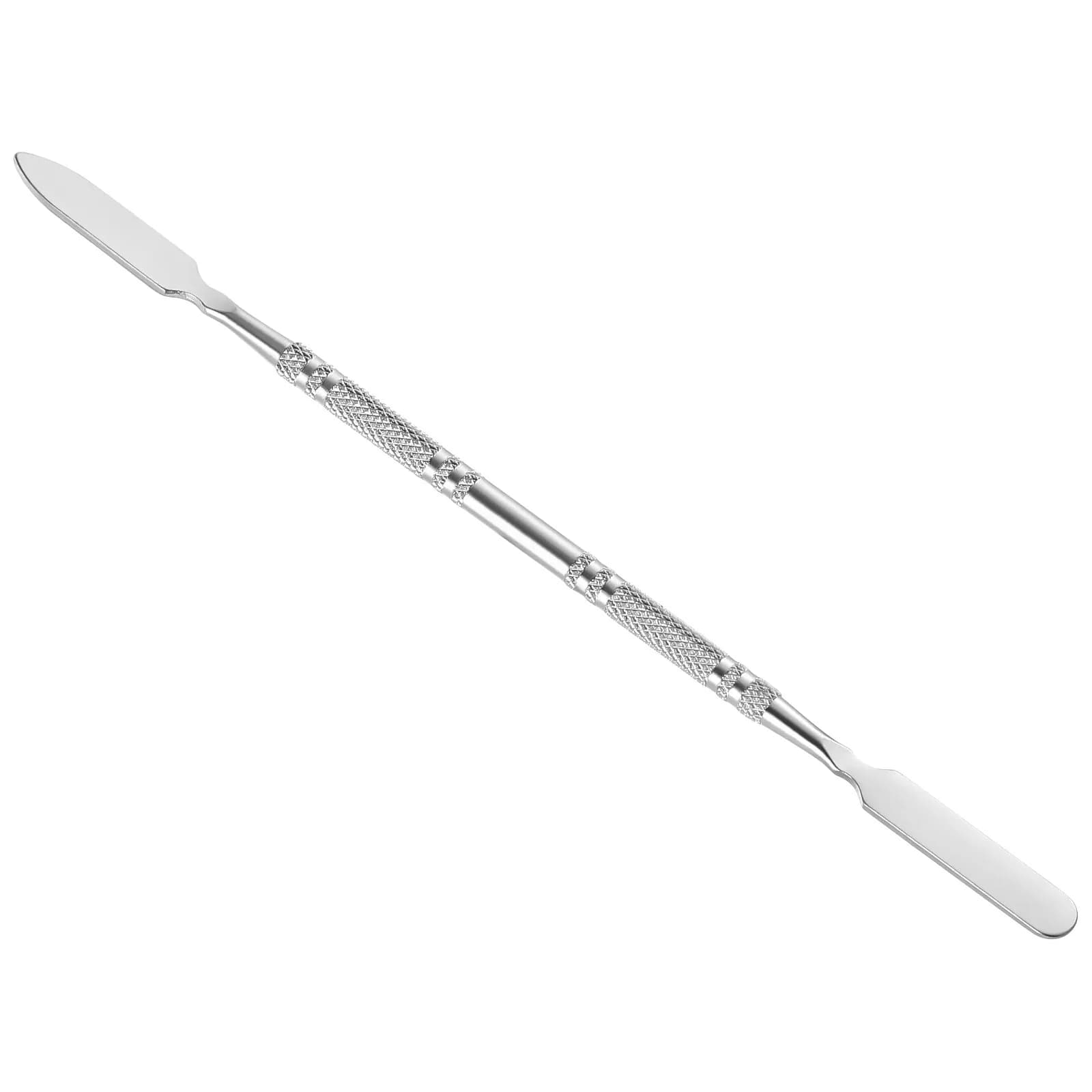 Stainless Steel Mixing Bar for Foundation Lipstick Concealer Pigments Professional Makeup Artist Tool Embossing Color
