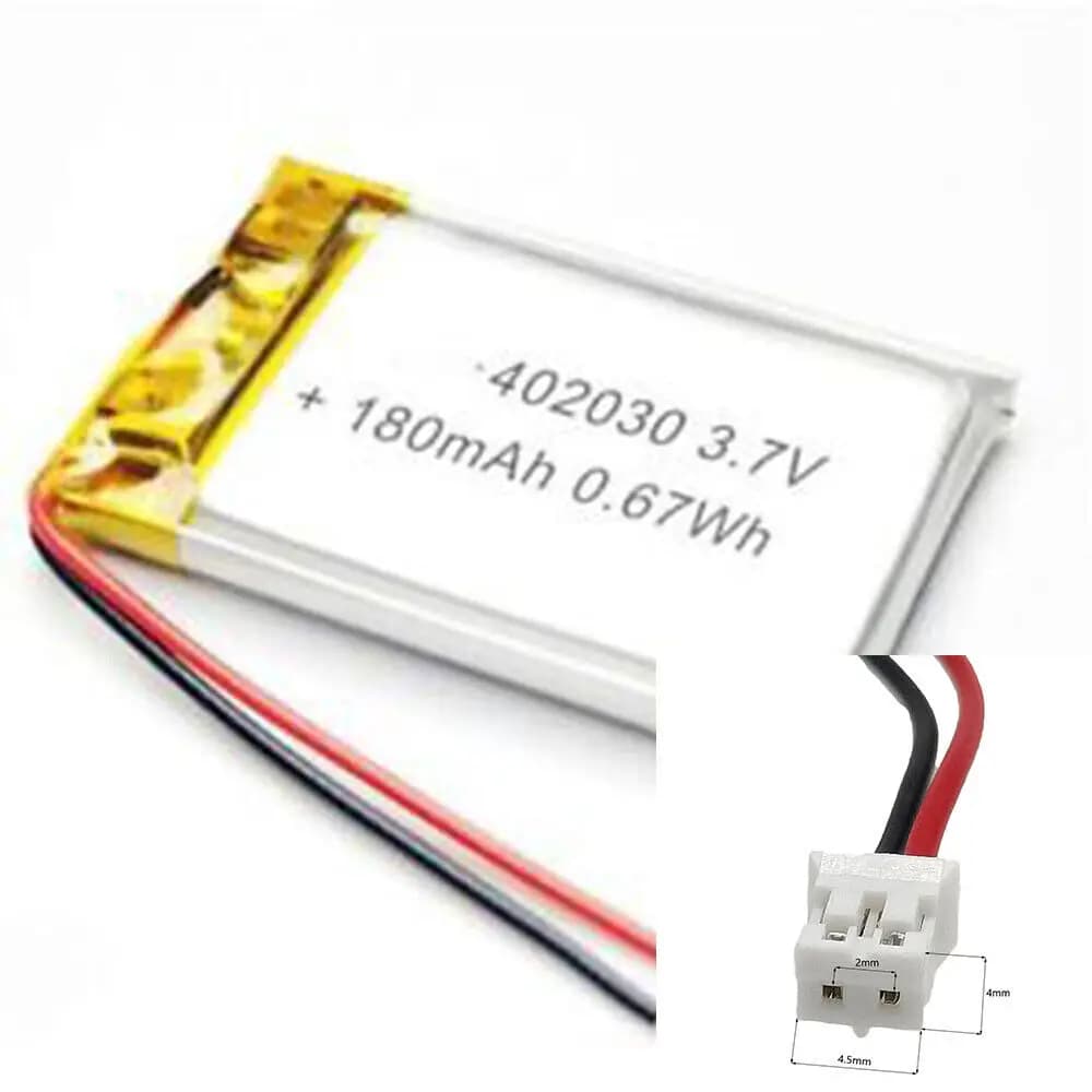 Rechargeable 3.7V 180Mah 402030 Polymer Ion Battery For SMART WATCH MP3 GPS CHARGING TREASURE POWER MOBILE POWER TABLET