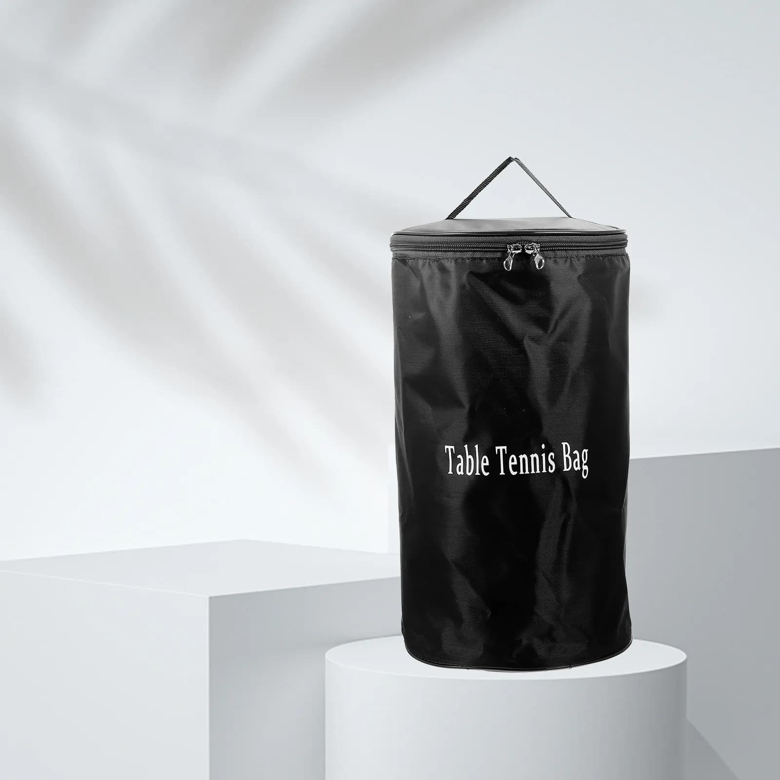 Table Tennis Ball Bag Portable Oxford Fabric Zipper Pouch for Sports Gear Storage and Travel