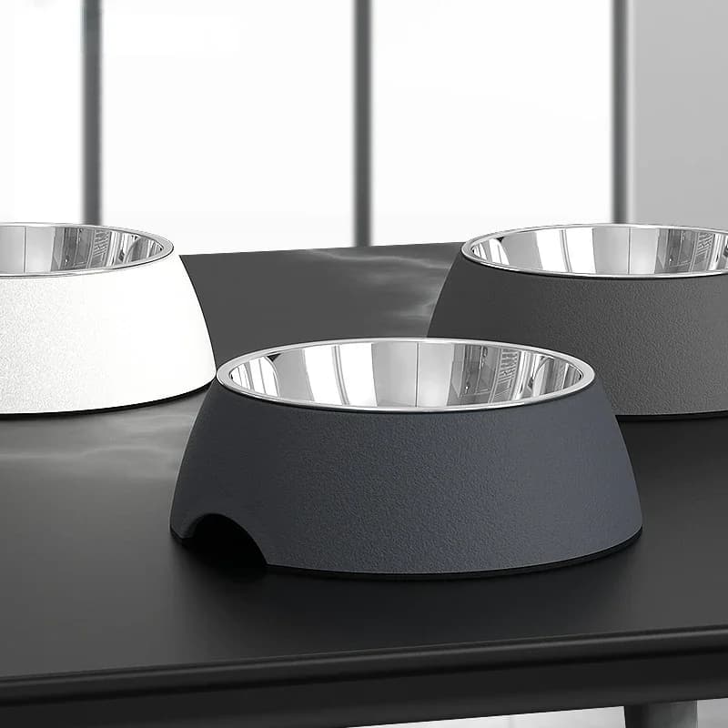 Alimentatore per cani in acciaio inossidabile Ciotola per cani da compagnia Alimentatore antiscivolo Ciotole per cuccioli di cane per gatti Accessori per alimenti Alimentazione e acqua Forniture per animali domestici
