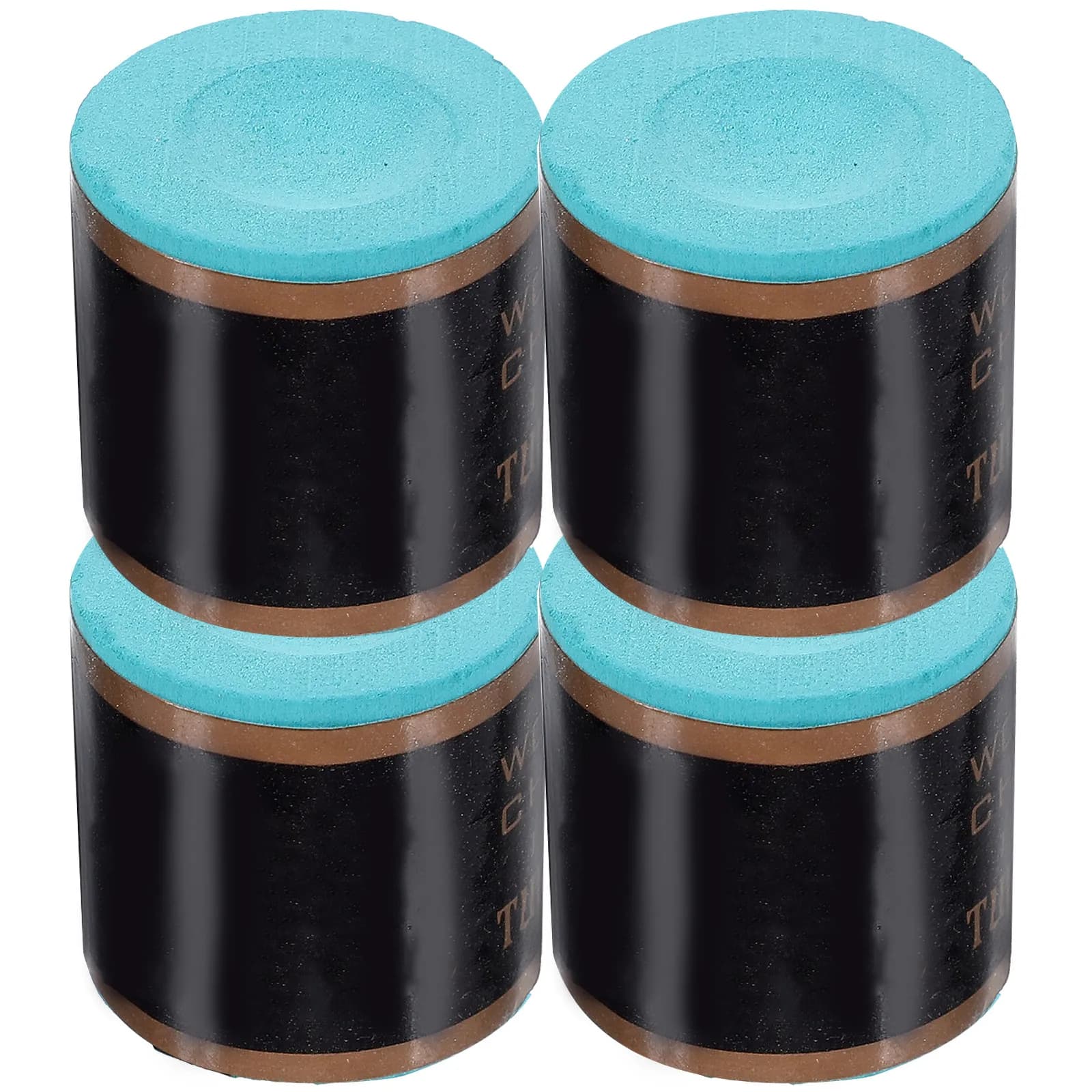 4 Pezzi Gesso Professionale per Biliardo Resistente all'Usura, Superficie Liscia, Gesso Portatile per Giocatori di Biliardo, Migliora il Controllo della Presa