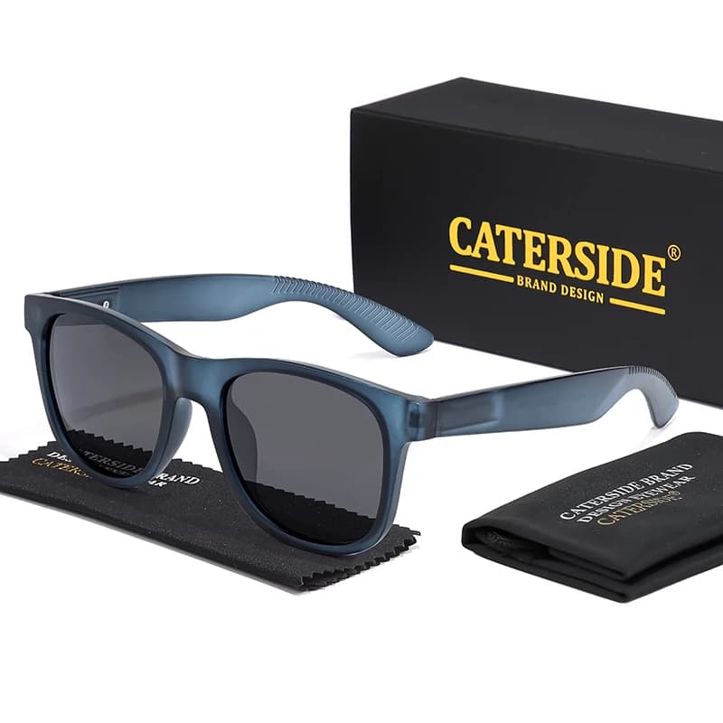 CATERSIDE Occhiali da sole polarizzati Moda Uomo Quadrato Sport all'aria aperta Occhiali da sole Viaggio da donna Guida UV400 Stile semplice