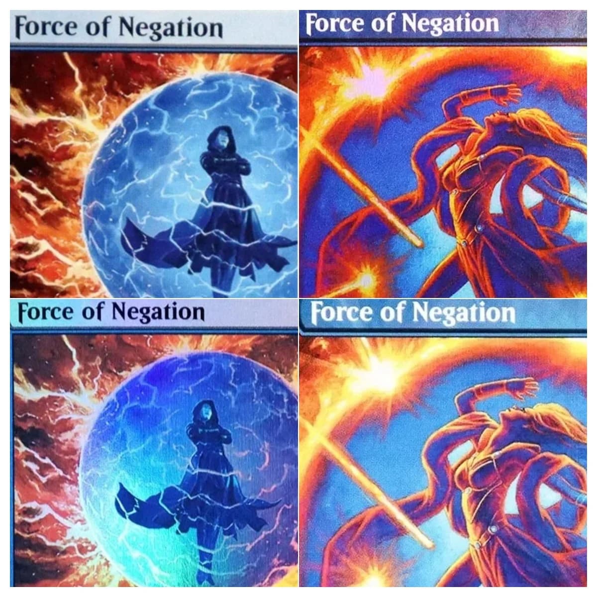 [Force of Negation] TCG Magic Proxy Black - Carte da gioco Proxy di alta qualità Carte collezionabili per mazzi da gioco da tavolo