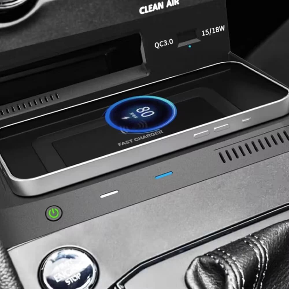 Car Fast Wireless Charger For Volkswagen Tiguan mk2 2018 2022 Mobile Phone Holder USB port Charging Interior Accessories