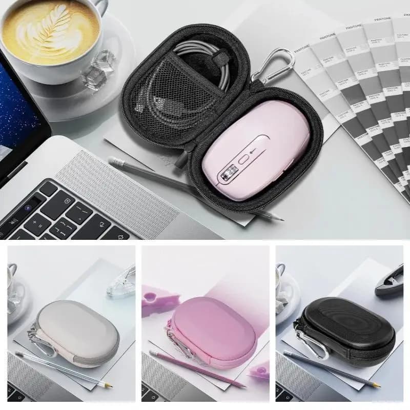 【C】1Pcs Travel Carry Case For MX Anywhere 3S Wireless Mouse Portable Storage Bag Hard EVA Box For Anywhere 3 Mice