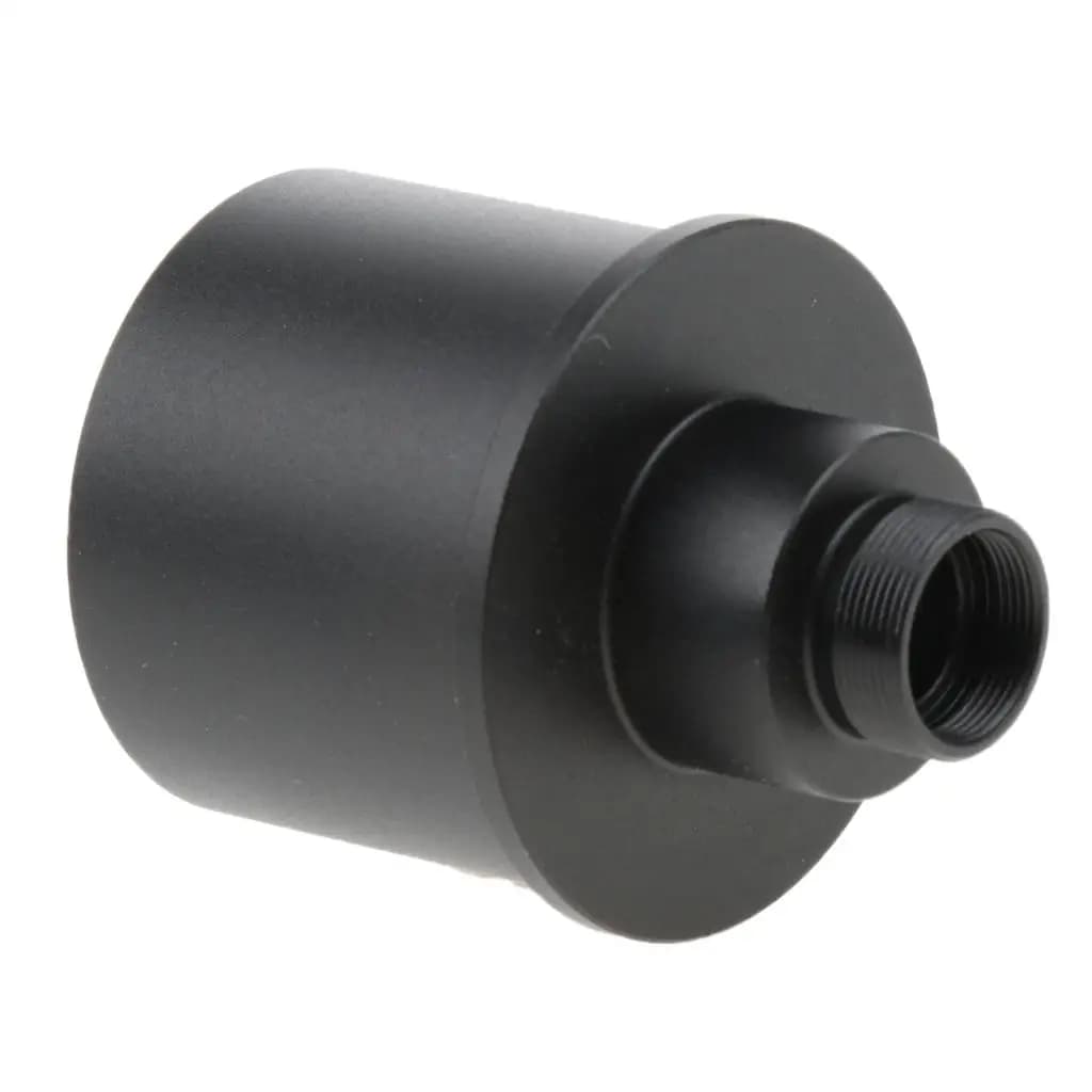 Telescope Eyepiece Adapter 1.25 Inch Webcam Converter M12x0.5 Male Aluminum Alloy Lens Projection Adapter for Stargazing