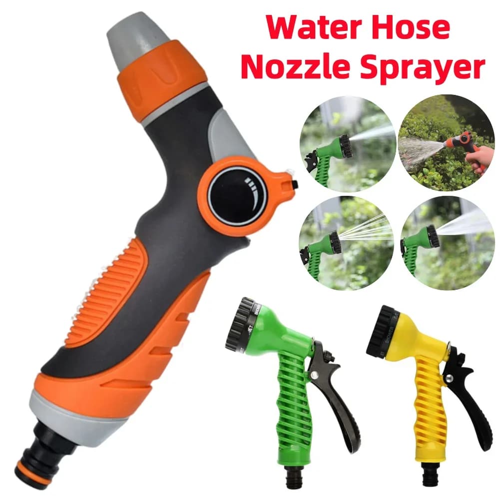 Irrigation Garden Watering Gun Thumb Control Water Hose Nozzle Sprayer Hose Spray Nozzle Garden Spray Irrigation Watering Nozzle